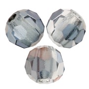 Perles rondes facettées Preciosa - Round Bead 3 mm - Crystal Valentinite x20|raw }}