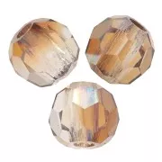 Perles rondes facettées Preciosa - Round Bead 3 mm - Crystal Venus x20