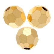 Perles rondes facettées Preciosa - Round Bead 3 mm - Crystal Aurum Full x20|raw }}