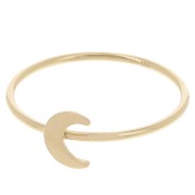 Bague lune - Taille 57 - Gold filled (or laminé) x1|raw }}