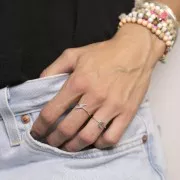 Bague éclair - Taille 51 - Argent 925 x1