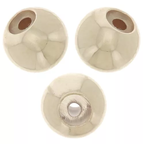 Perle stoppeur 4 mm avec un trou de 1 mm en Gold Filled (or laminé) x1