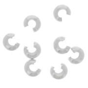 Caches perles à écraser 5 mm en Argent 925 x10|raw }}