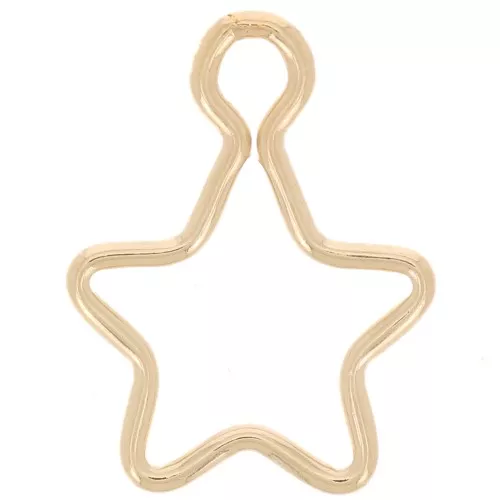 Breloque étoile 11 mm en Gold filled (or laminé)  x1
