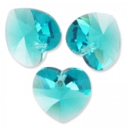 Coeurs PureCrystal 6228 10,3x10 mm Blue Zircon  x6|raw }}