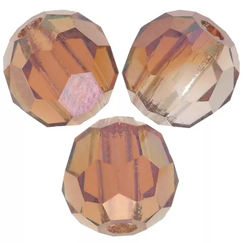 Perles rondes facettées Preciosa - Round Bead 4 mm - Crystal Venus x20