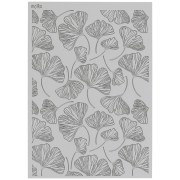 Plaque de texture Moiko pour pâte polymère 97x68 mm - Motif Ginkgo x1|raw }}