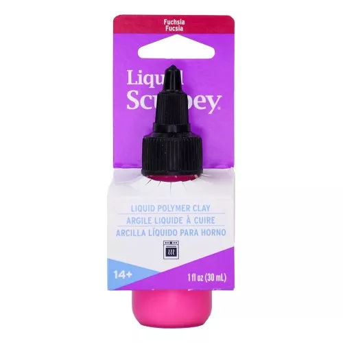 Pâte liquide Sculpey - Argile liquide à cuire - Fuchsia x30ml