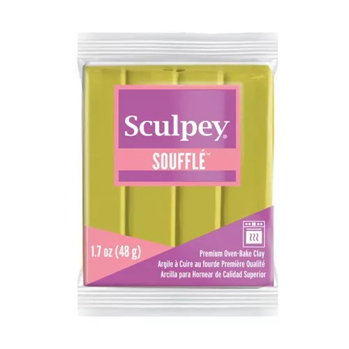 Pâte Sculpey Soufflé 48 gr - Citron (n°6019)
