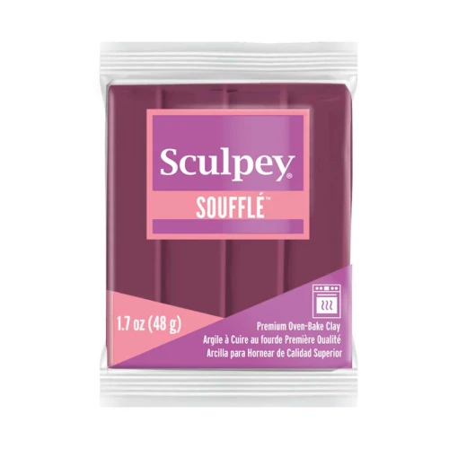 Pâte Sculpey Soufflé 48 gr - Cabernet (n°6028)