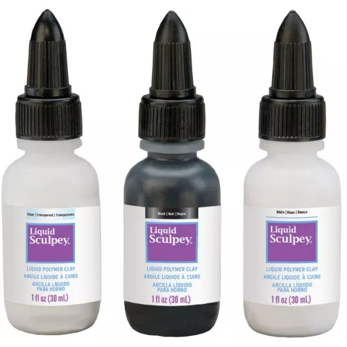 Pâte polymère liquide Sculpey - couleurs Basiques x3