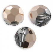 Perles rondes  PureCrystal 5000 6 mm Crystal Rose Gold x6|raw }}