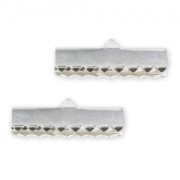 Embouts à serrer 20 mm en Argent 925 x2|raw }}