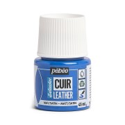 Peinture Setacolor Cuir Mat-Satiné - Bleu océan (n°11) x45ml|raw }}