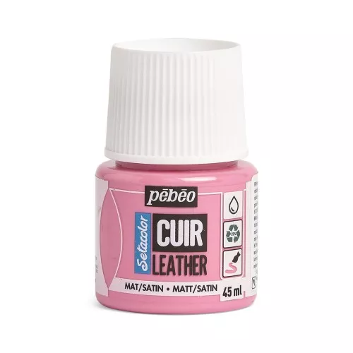 Peinture Setacolor Cuir Mat-Satiné - Rose candy (n°08) x45ml