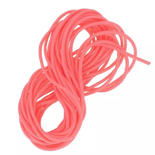 Fil de jade / Fil nylon tressé 1 mm Rose Peach x3 m