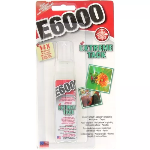 Colle E-6000 Extreme Tack - Colle repositionnable - Transparent x59ml