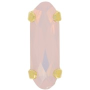 Cristal serti Aurora A4161 Long Classical Oval 15x5 mm - Doré - Rose Water Opal x1