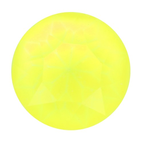 Cabochon rond Aurora A1088 6 mm - Crystal Electric Yellow x1