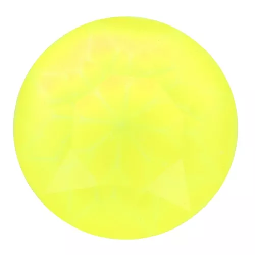 Cabochon rond Aurora A1088 8 mm - Crystal Electric Yellow x1