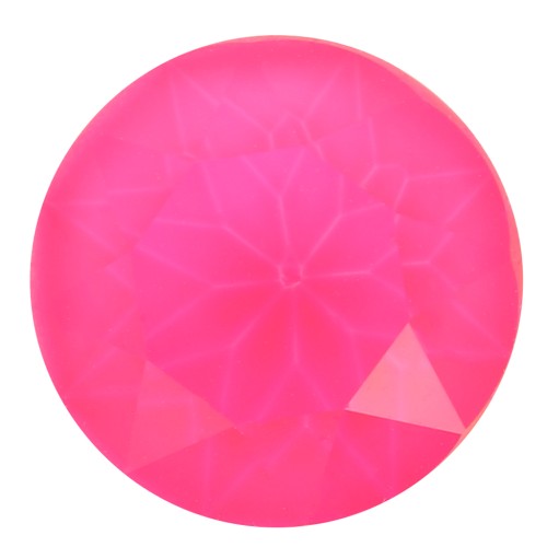 Cabochon rond Aurora A1088 8 mm - Crystal Electric Pink x1