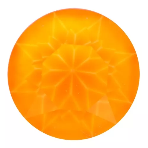 Cabochon rond Aurora A1088 8 mm - Crystal Electric Orange x1
