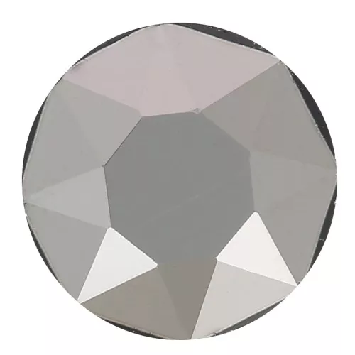 Cabochon rond Aurora A1088 8 mm - Jet Hematite x1