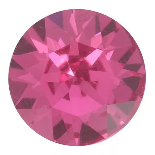 Cabochon rond Aurora A1088 8 mm - Fuchsia x1