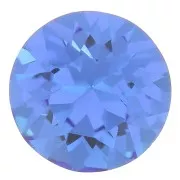 Cabochon rond Aurora A1088 8 mm - Sapphire x1