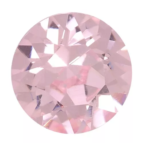 Cabochon rond Aurora A1088 8 mm - Light Rose x1