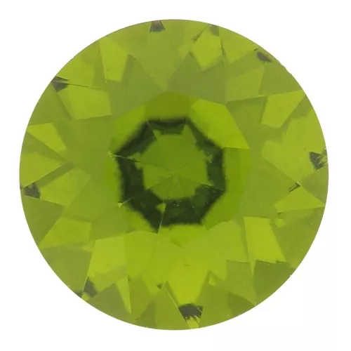 Cabochon rond Aurora A1088 8 mm - Olivine x1