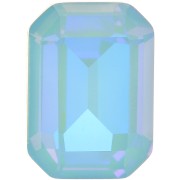 Cabochon step cut octagone Aurora A4610 14x10 mm - Crystal Summer Blue Delite x1|raw }}
