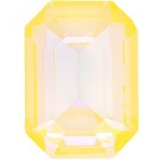 Cabochon step cut octagone Aurora A4610 14x10 mm - Crystal Sunshine Delite x1|raw }}