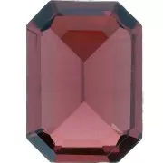 Cabochon step cut octagone Aurora A4610 14x10 mm - Burgundy x1