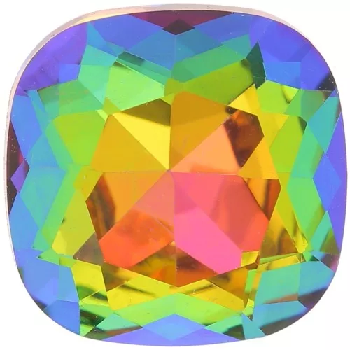 Cabochon carré Aurora A4470 12 mm - Crystal Vitrail Medium x1