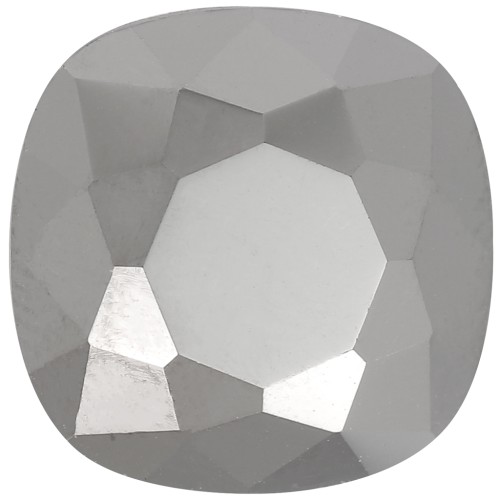 Cabochon carré Aurora A4470 12 mm - Jet Hematite x1