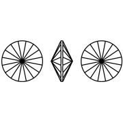 Cabochon Aurora A1122 Rivoli 14 mm - Silk x1