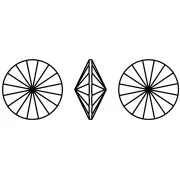 Cabochon Aurora A1122 Rivoli 14 mm - Pacific Opal x1