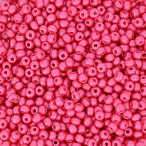 Perles rocailles Preciosa 11/0 2 mm - Permalux Fuchsia x20g