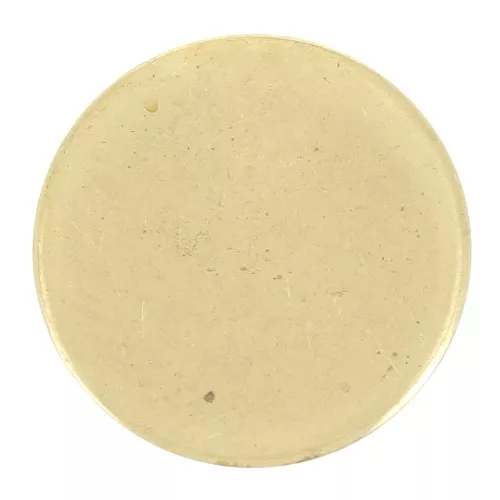 Ebauche ronde - disque 12 mm - épaisseur 0.8 mm - Laiton brut x1