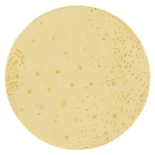 Ebauche ronde - disque 15 mm - épaisseur 0.8 mm - Laiton brut x1