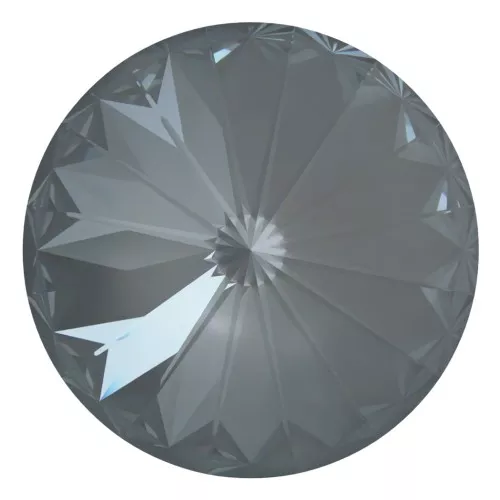 Cabochon PureCrystal 1122 Rivoli 12 mm - Crystal Dark Grey Ignite x1