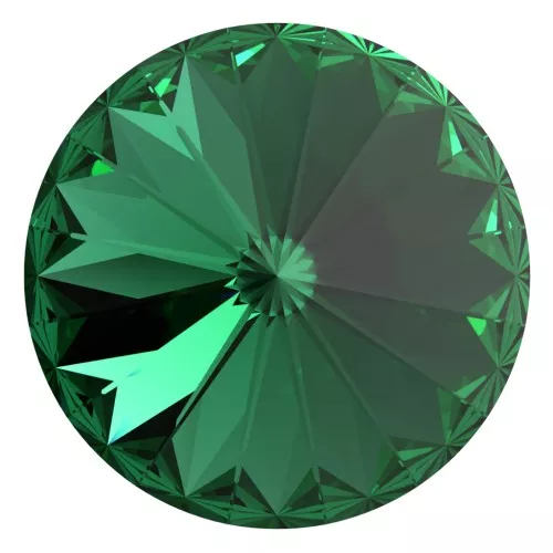 Cabochon PureCrystal 1122 Rivoli 12 mm - Majestic Green x1