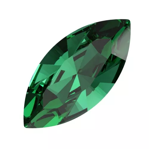 Navette PureCrystal 4228 10x5 mm - Majestic Green x1