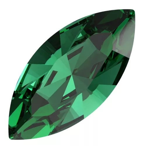Navette PureCrystal 4228 15x7 mm - Majestic Green x1