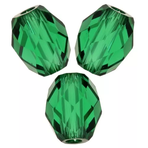 Olive Briolette PureCrystal 5044 perle olive 9.5x8 mm - Majestic Green x1