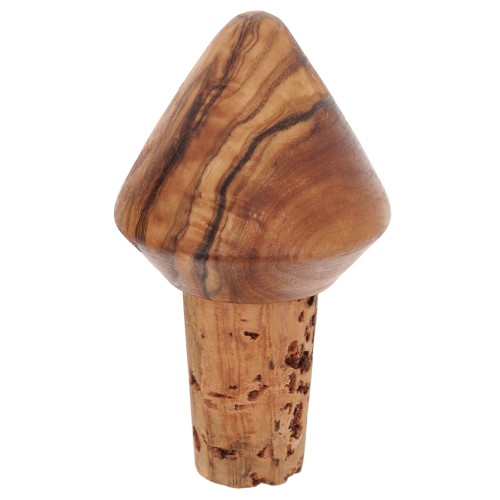 Bouchon conique en bois décoratif - Bouchon Lee par Puca® 73x42 mm à customiser x1