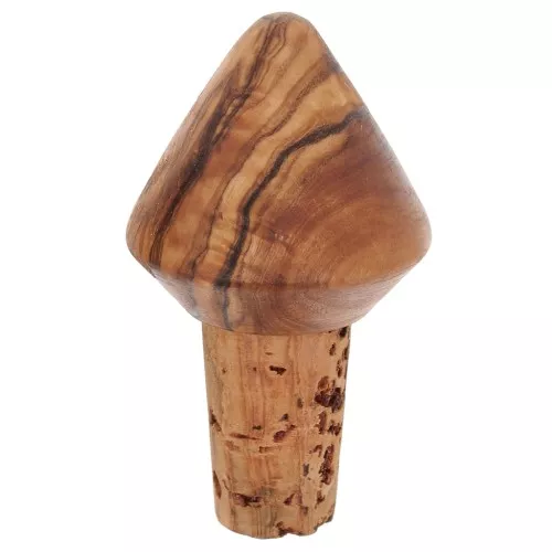 Bouchon conique en bois décoratif - Bouchon Lee par Puca® 73x42 mm à customiser x1