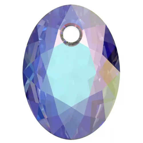 Pendentif PureCrystal 6438 Elliptic Cut Pendant 9 mm - Crystal AB x1