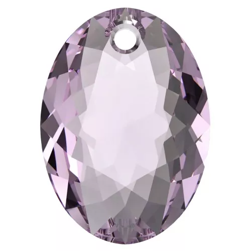 Pendentif PureCrystal 6438 Elliptic Cut Pendant 9 mm - Light Amethyst x1